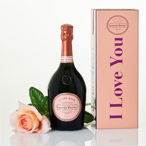 Laurent-Perrier Cuvée Rosé I Love You Gift Tin – Perfect Birthday Champagne Gift